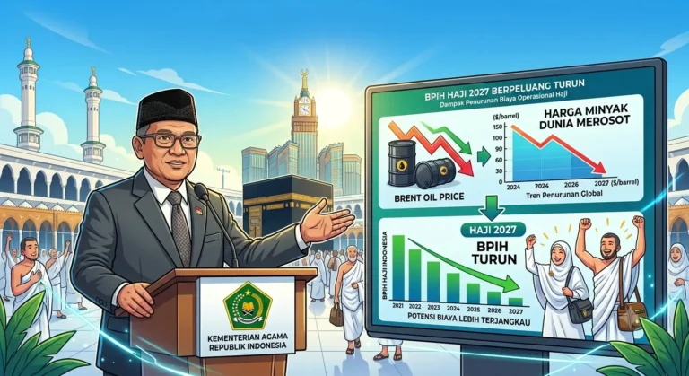 Menhaj Buka Peluang BPIH Haji 2027 Turun Jika Harga Minyak Dunia Terus Merosot