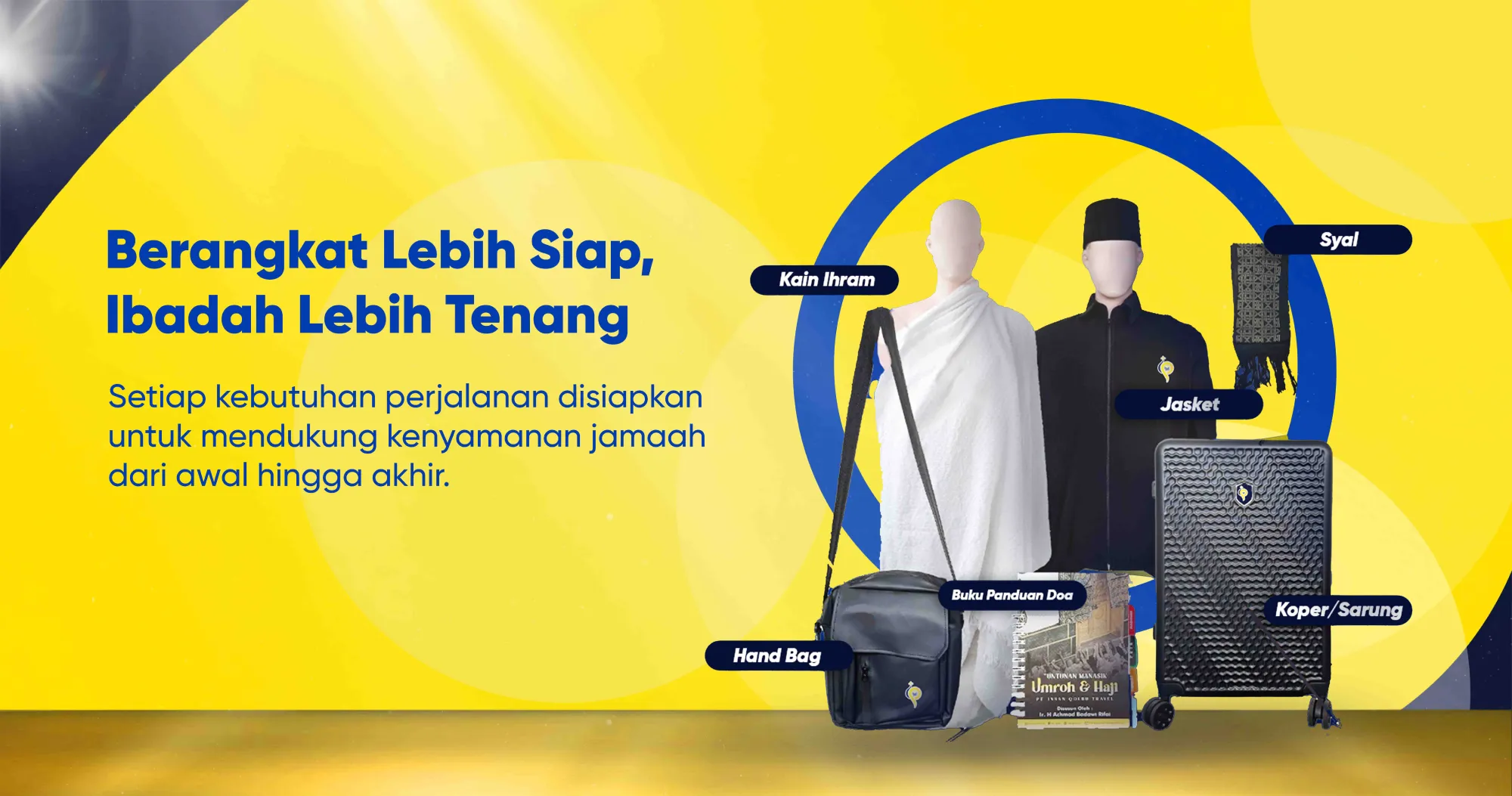 banner perlengkapan umroh